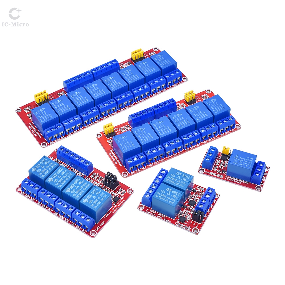 Relay 8 Channel Board - 1 2 6 4 8 Channel