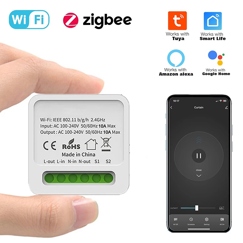 Tuya 16A Mini Wifi Smart Switc - đánh giá và giá Diy Home Automation Controller