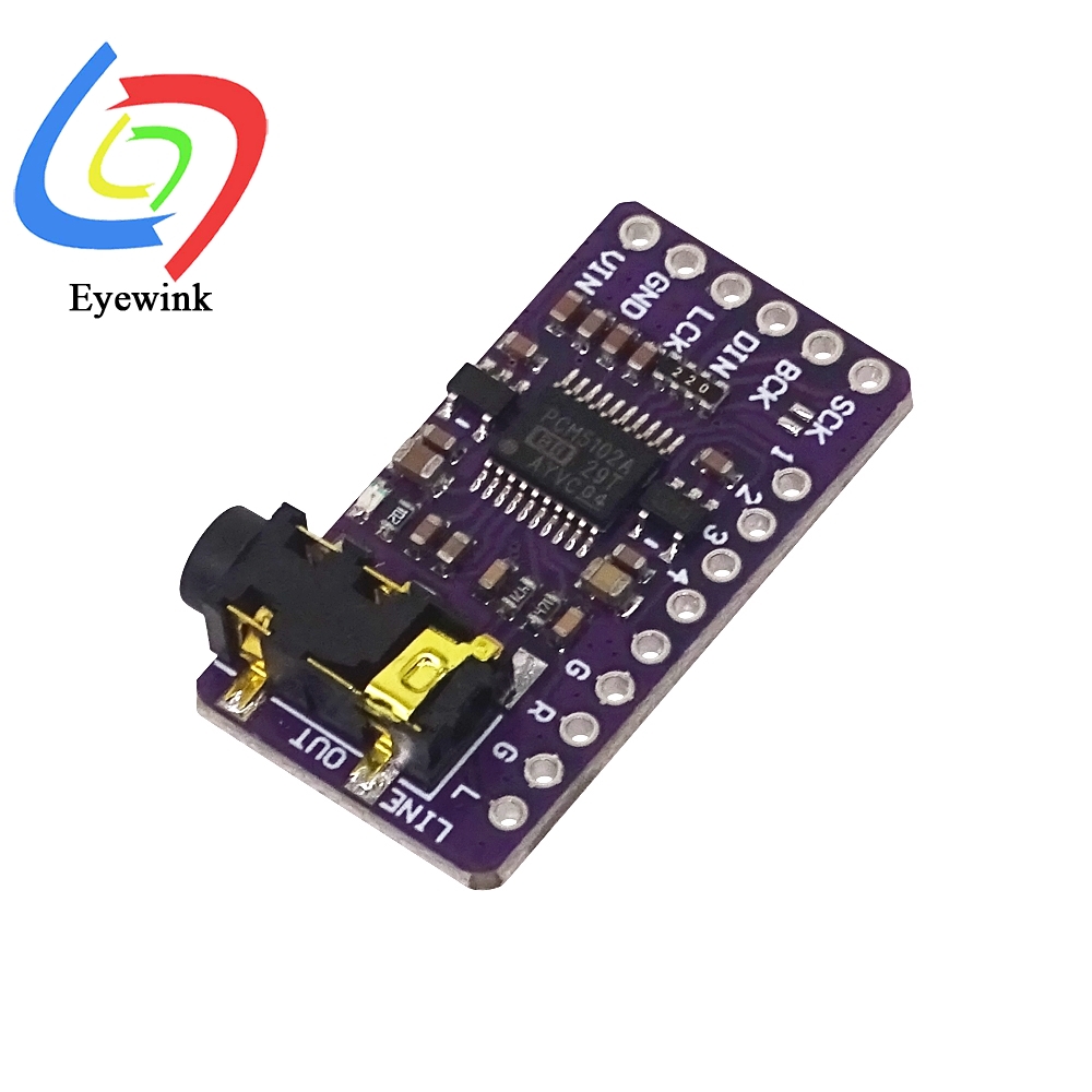 Interface I2S PCM5102A Audio M - đánh giá và giá Ethernet Module W5500