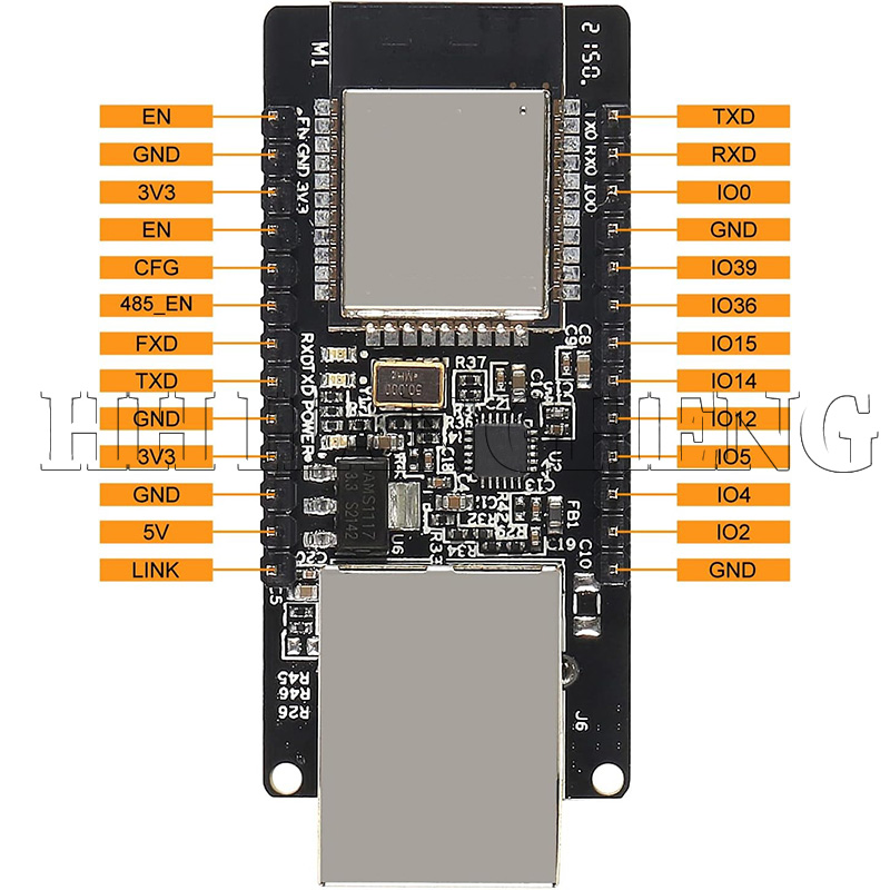 10-1PCS WT32-ETH01 Embedded Se - đánh giá và giá Ethernet Module W5500