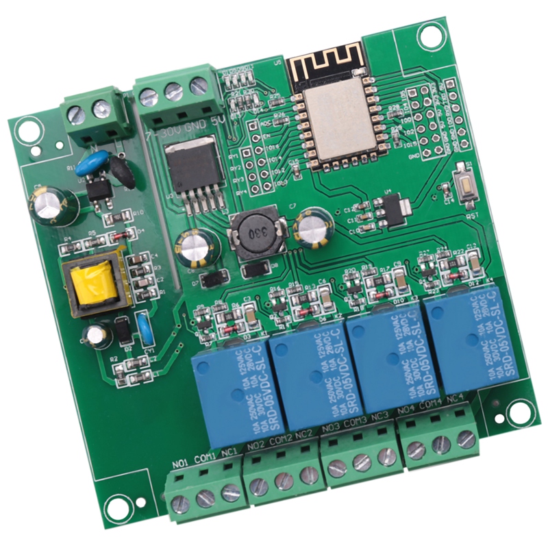 ESP8266 Wireless WIFI 4 Channe - đánh giá và giá Relay 8 Channel Board