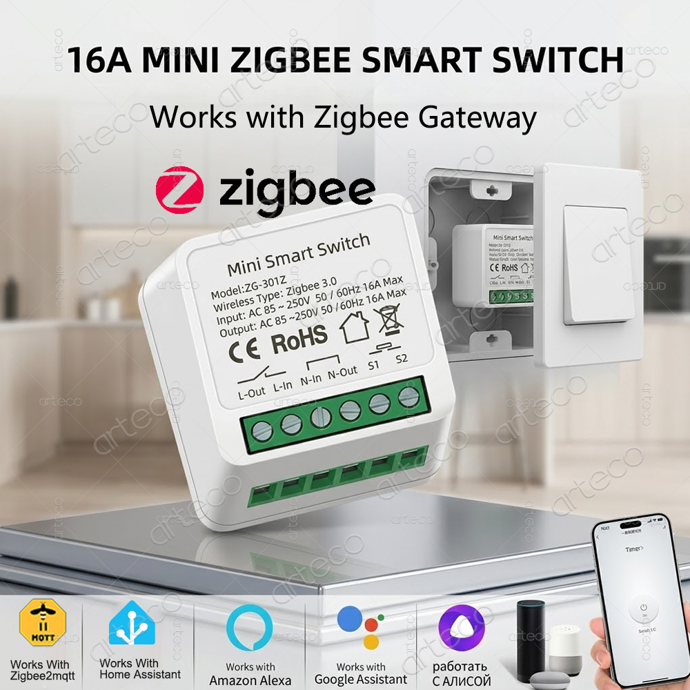 Mini Zigbee 3.0 Smart Switch 1 - đánh giá và giá Diy Home Automation Hub