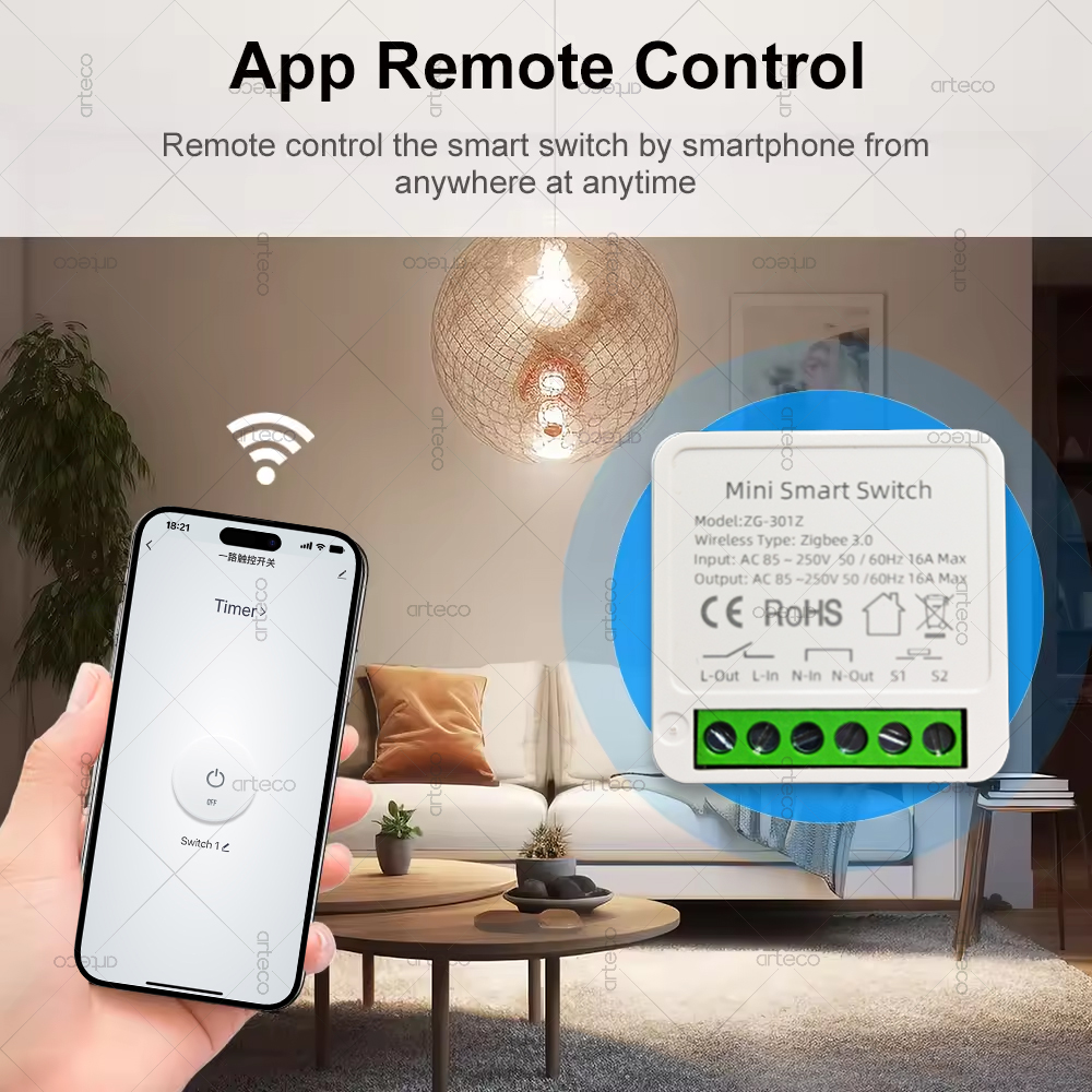 Mini Zigbee 3.0 Smart Switch 1 - đánh giá và giá Diy Home Automation Hub